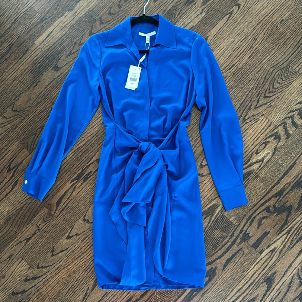 Derek Lam 10 Crosby electric blue shirt dress, NWT